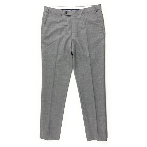 SuitSupply Mens Dress Pants Soho Slim Flat Front Size 34x29 VBC Wool Trouser - Picture 1 of 13